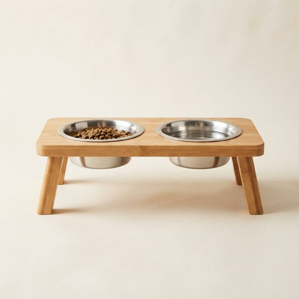 Elevated Bamboo Feeder
